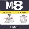 GB6177 Galvanized Hex Flange Nut with Anti-slip Teeth and Washer M4-M20
