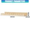 4Pcs Wooden Wall Shelves For Childrens Room Efficient Toy And Book Holder