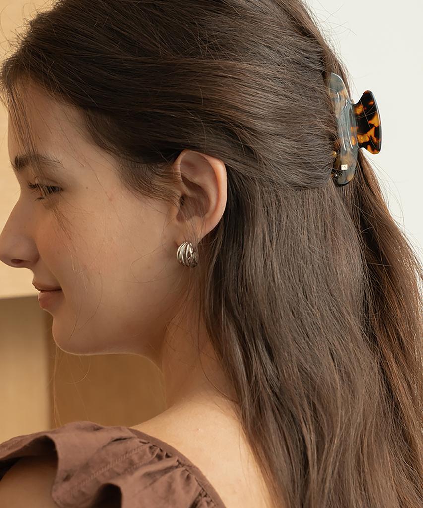 S'Secondo Lilu Arc Mini Hair Claw Clip_4 Colors