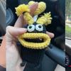 Hand-Crocheted Car Key Fob Cover, Big Mouth Key Protector, Cute Yarn Keychain for Car Keys, Unique Handmade Gift Car Key Cases