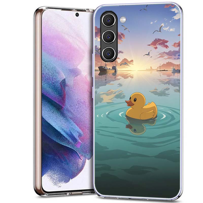 Rubber Ducks Floating in the Swimming Pool Phone Case for Samsung A54 A14 A24 A34 A17 A37 A57 A55 A35 A25 A15 A13 A23 A33 A53 A0