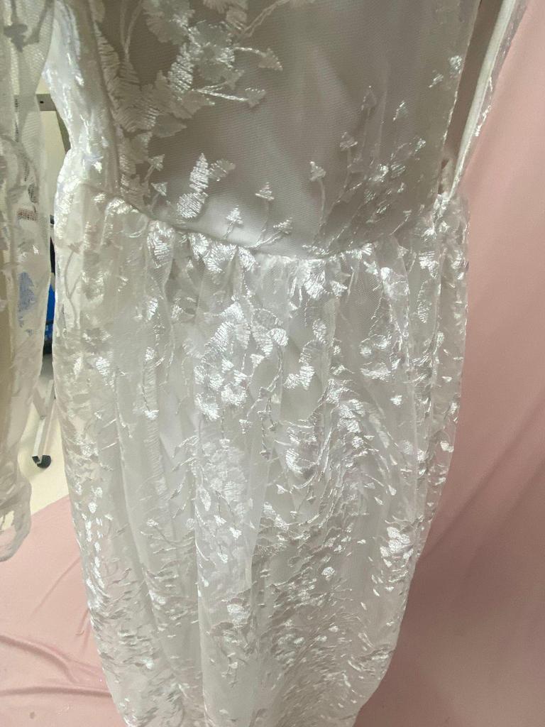 2024 Women's Wedding Dresses: Sexy Lace Long Sleeve Holiday & Evening Party Gowns