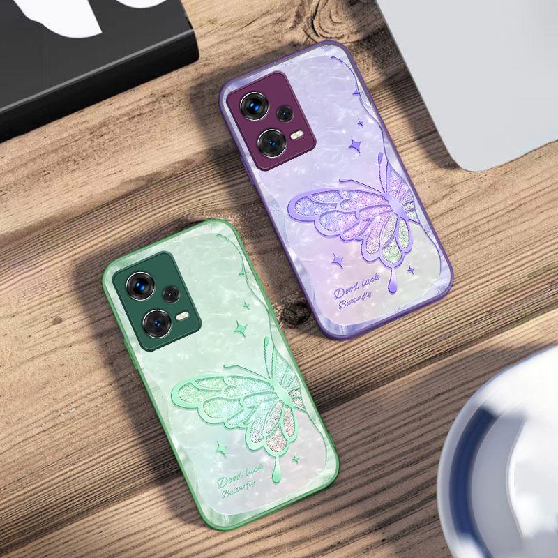 Malowanie olejne Kwiat Dla Xiaomi 14 Ultra 13 Lite Redmi Note 13 11 Pro 12 Plus Poco X6 3 Pro F4 6 GT Szkło hartowane Etui na telefon
