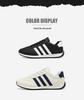 Forrest Gump Men's Retro Leather Sneakers - Breathable Stylish Casual Shoes with Soft Sole