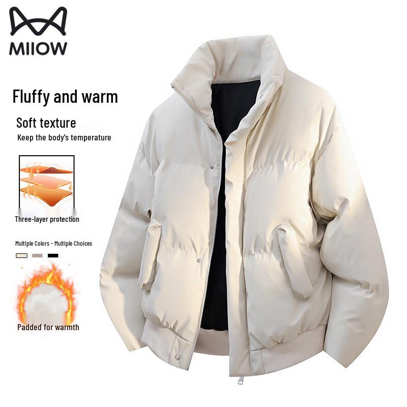 

Men s Stand Collar Thickened Winter Padded Jacket 4XL