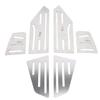 6PCS Motorcycle Foot Pedal Aluminum Alloy Comfortable Enhanced Stability Motorcycle Footrest Set
