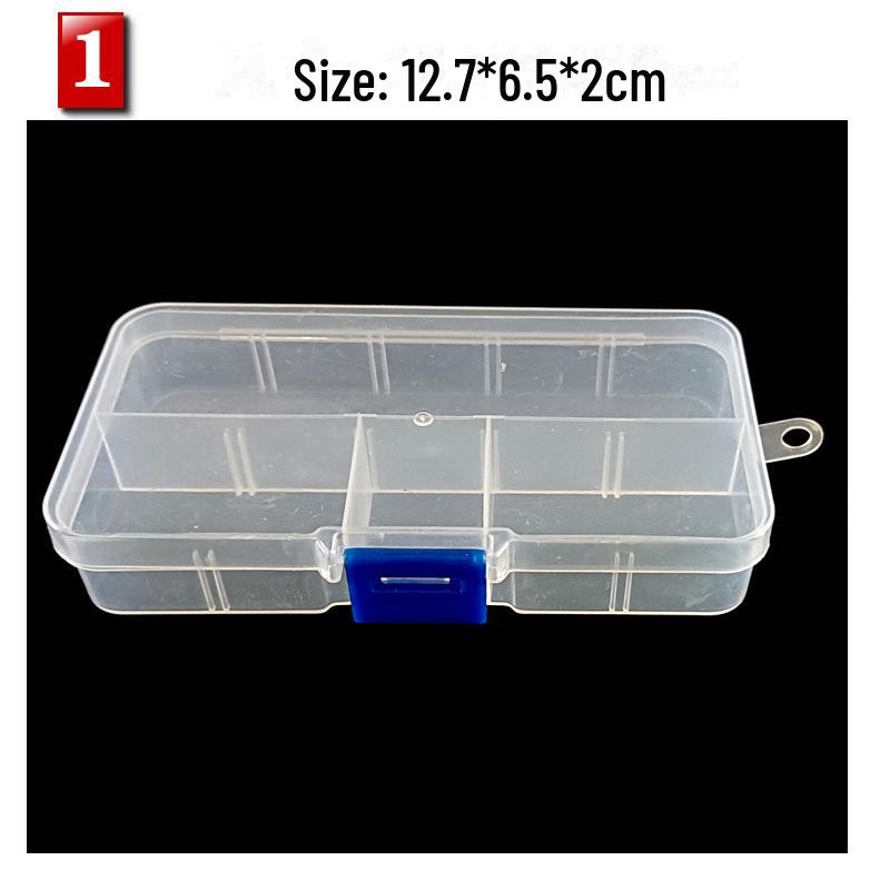 10-Grid Plastic Lure Bait and Accessory Box for Fishing Tackle