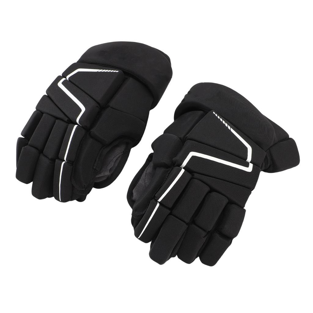 Ice Hockey Gloves Nylon EVA Foam Protective Breathable Outdoor Roller Street Hockey Gloves for Hockey Players
