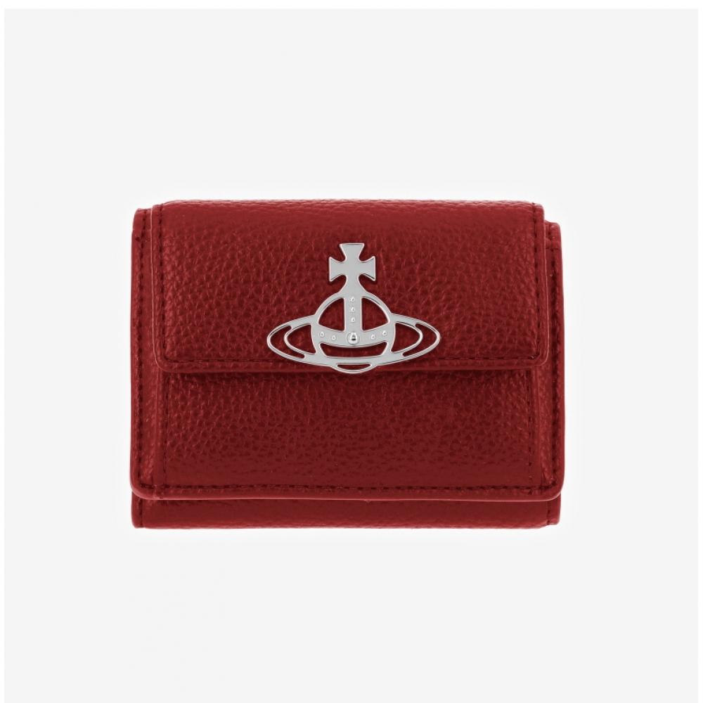 Vivienne Westwood Vegan Bio Green Grain Flap Pulse Small Wallet 5115002uw S000d H407