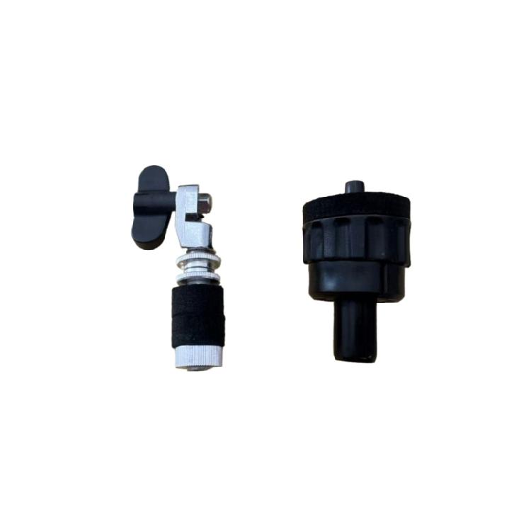Pedal Clutch Jazz Drum Clutch Cymbal Stand Post Jazz Drum Parts Accessory Metal Silver Color Standard for Drum Cymbal