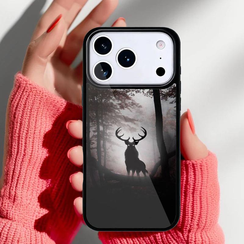Stag Bull Moose Reindeer Deer Phone Case for iPhone 17 Air 16e 15 14 13 Pro Max Back Cover for 12 11 Pro Coque