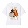 Baby Punch Monkey Lonely Punch Print T Shirts Men Women Clothing Fashion Cotton TShirt High Quality Oversized Tshirt Streetwear