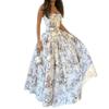 2026 Spring Women's European and American Style Slimming Floral Sling Dress
