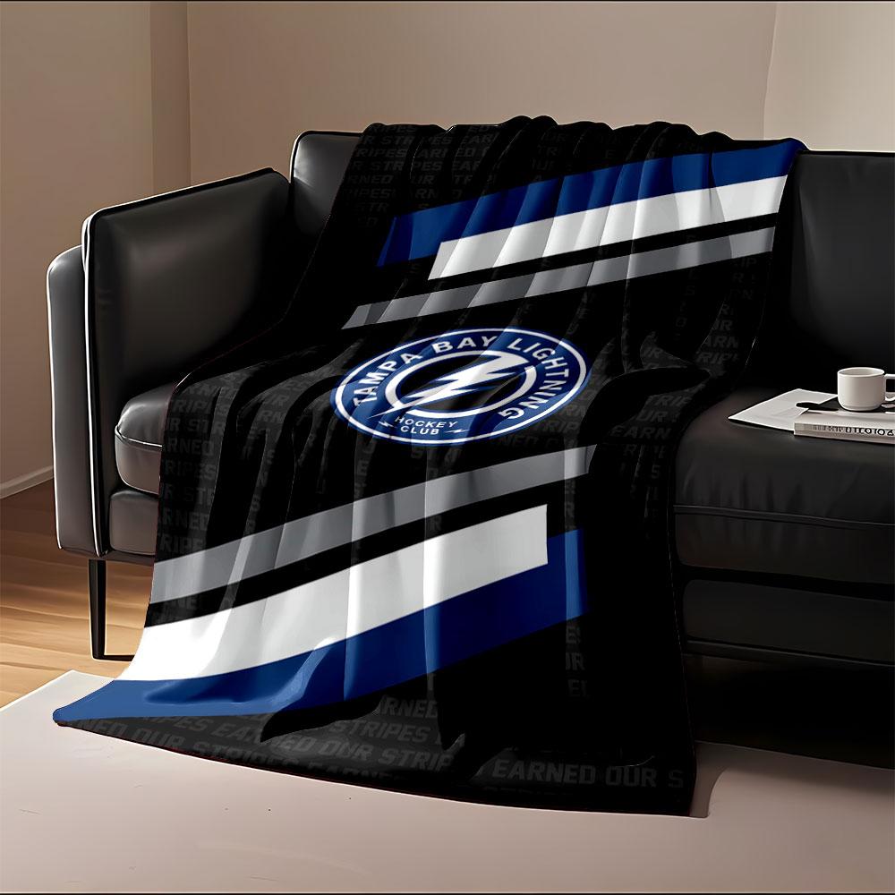 Tampa Bay Lightning Hockey Blanket print blanket soft and cozy perfect for the living room bed sofa or a nap,gift