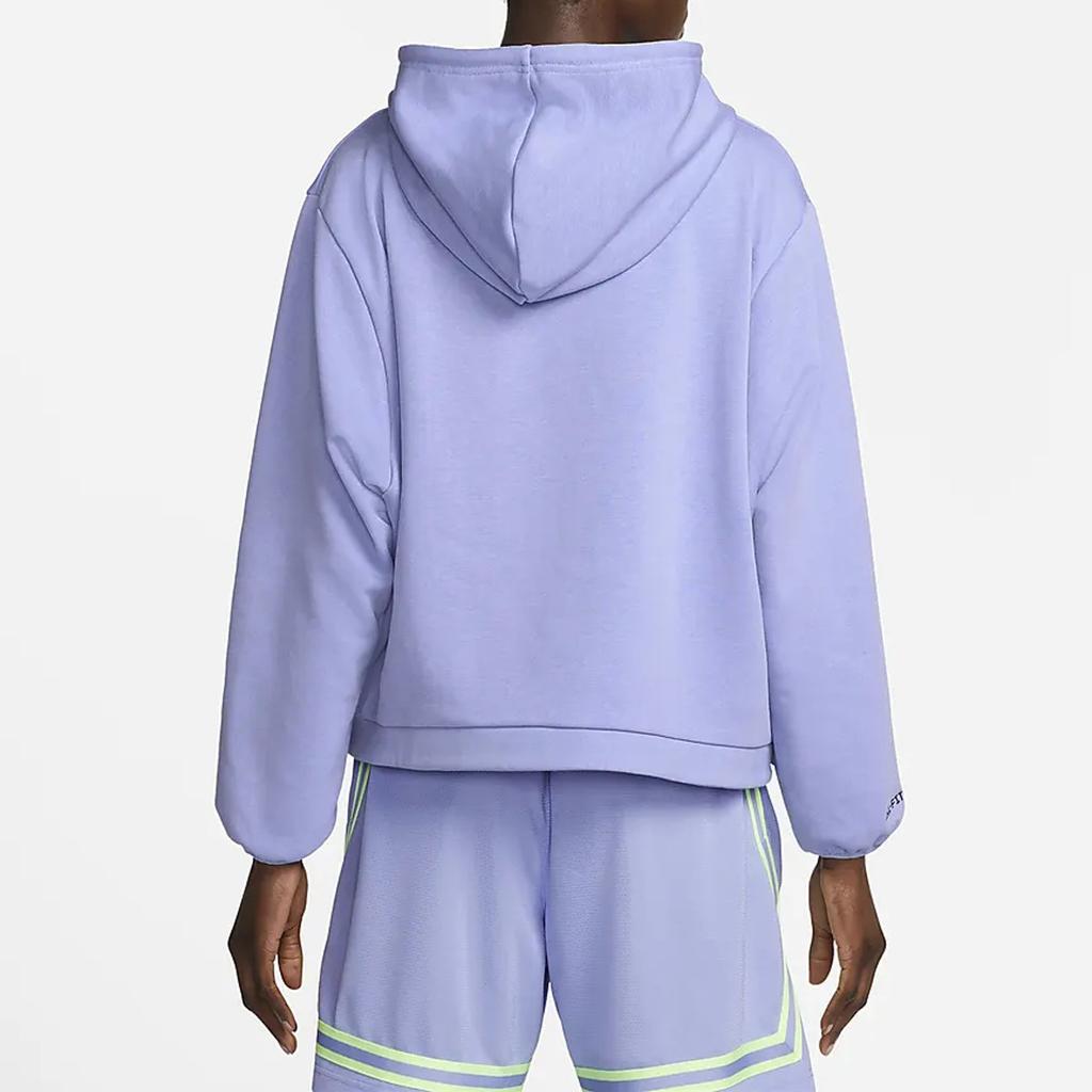 New Nike Sports Lifestyle Collection Dri Fit Sweatshirt Women's Purple DQ6771-569