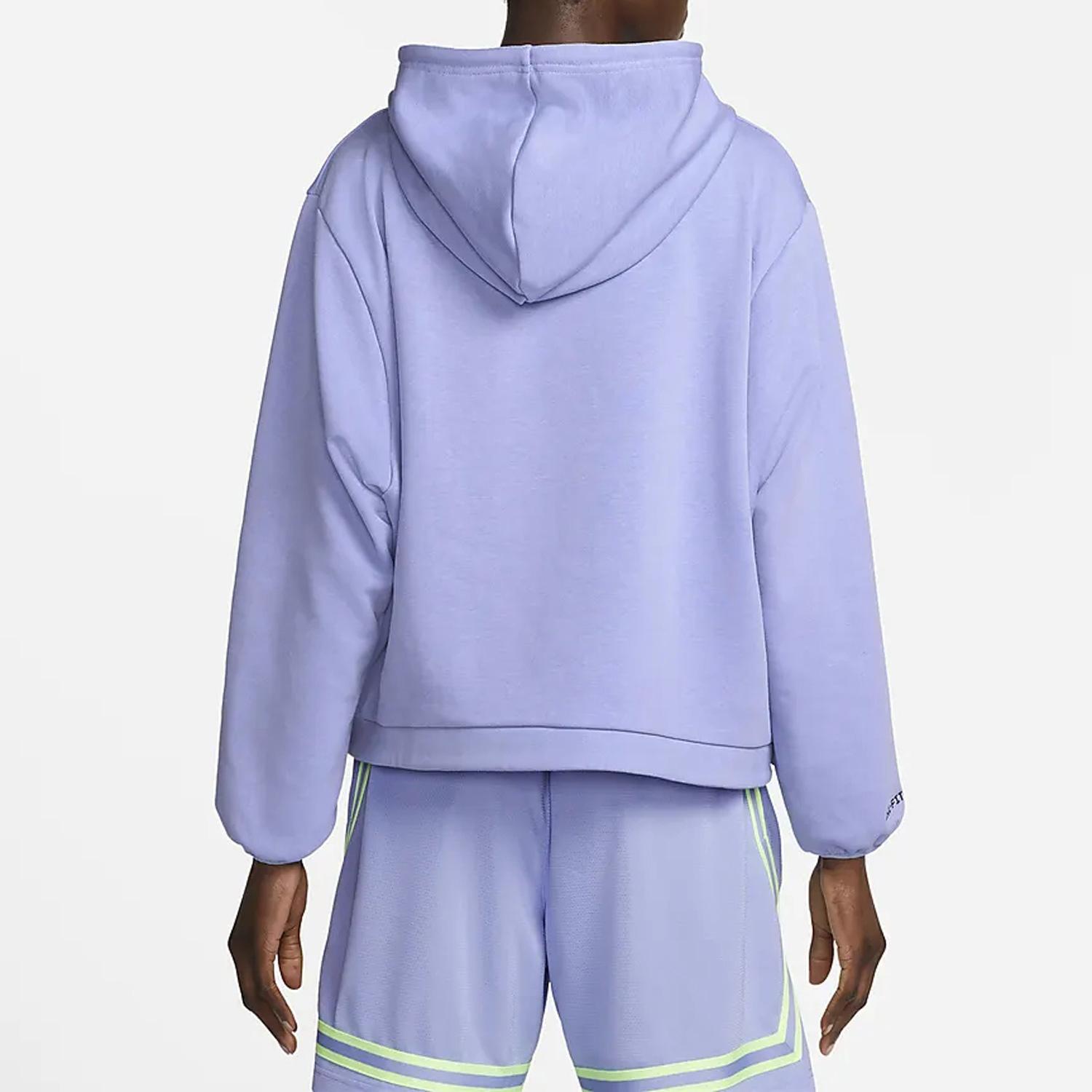 

New Nike Sports Lifestyle Collection Dri Fit Sweatshirt Women s Purple DQ6771-569 175/96A/XXL