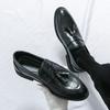 Fashion Men Retro Tassel Shoes Black Brown One Foot Comfortable Driving Shoes Business Office Formal Shoes Sizes 38-46 Men Shoes