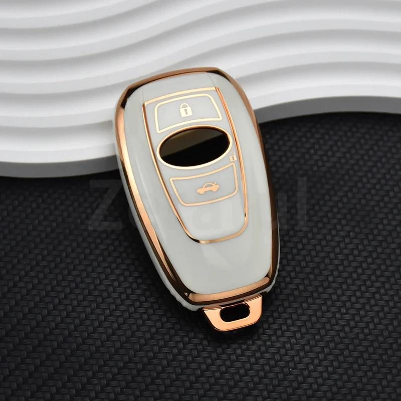 Auto Smart Key Abdeckung Hülle Tasche Für Subaru WRX XV Crosstrek Legacy BRZ Forester Impreza STi Outback 2015 - 2019 Schale Halter Schlüsselanhänger