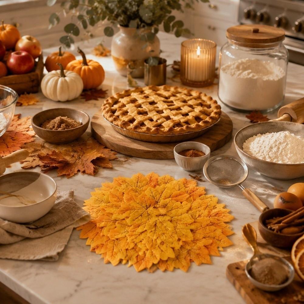 Quick Dry Thanksgiving Decorative Placemat Absorbent Kitchen Drying Mat Trivet Mat Thanksgiving