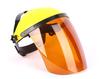 Lightweight Head-Mounted Transparent Face Shield for Welding and Grinding Protection
