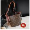 2025 Retro Print Large Capacity Crossbody Bucket Handbag