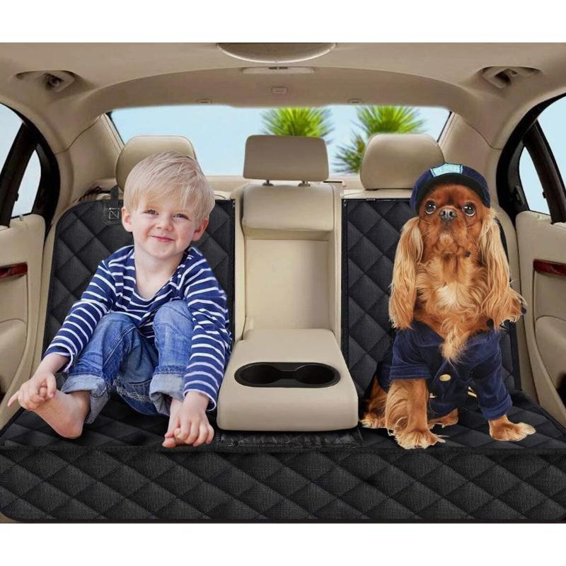 Universal Car Back Seat Cover For Dog Cat Waterproof Auto SUV Truck Rear Seat Protector Mat Nonslip Safety Carry Pet  Outing