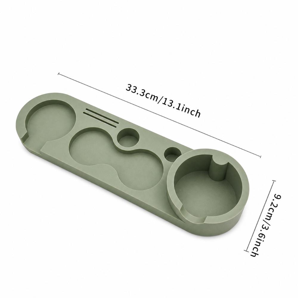 Heat Resistant Espresso Tamping Mat Non-Slip Espresso Tamping Station Coffee Tamper Mat Cafe Use