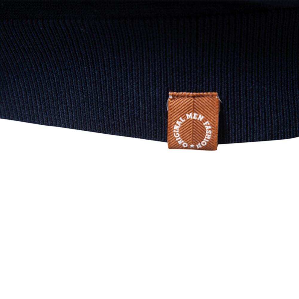 AIOPESON Herren T-Shirt 100% Baumwolle Gestreifte Ärmel Rundhals Smart Casual Old Money Basic T-Shirt Atmungsaktives Sommer Strickoberteil
