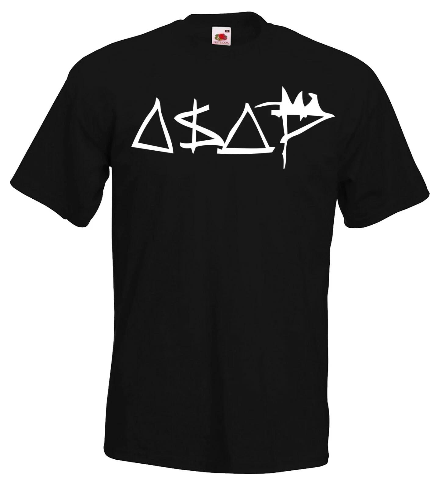 Youth Designz ASAP Мужская футболка с принтом логотипа Забавная Рок-музыка Хип-хоп Рэп Крутая 2XL