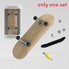 Fingerboard Skate Toy With Maple Wood Deck For Diy Stunt Performers