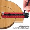Aluminum Marking Gauge Scribe Gauges Drawing Compasses Scriber Wood Scriber Tool