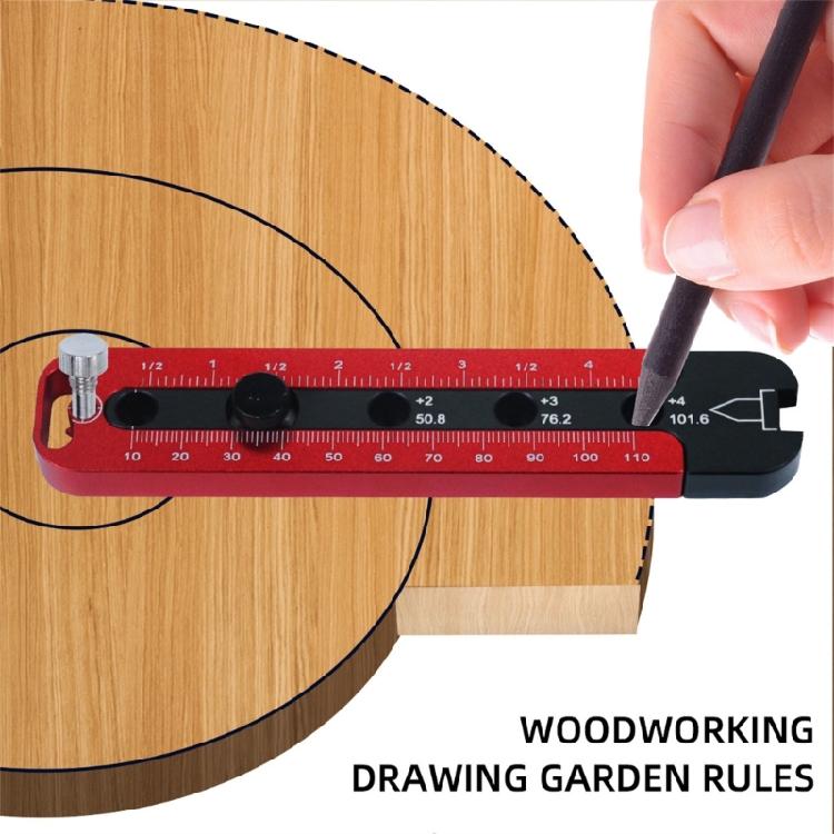Aluminum Marking Gauge Scribe Gauges Drawing Compasses Scriber Wood Scriber Tool