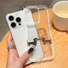 Dachshund Silhouette Dog Phone Case for Vivo Y17s Y78 Y77 Y36 Y35 Y02s V40 V29 V27 S15 4G 5G Pro Airbag Anti Fall Clear Cover