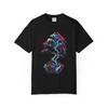 A Storm With Roots Neon Bonsai T-Shirt Black Front Print Comfort Colors 1717