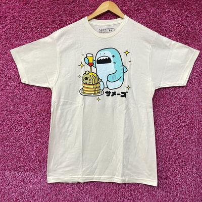Samezu Tiger Shark Yummy Pancakes Kawaii Graphic Design T-Shirt