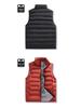 Men's Plus Size Stand Collar Sports Down Vest - Korean Style, Warm, Autumn/Winter.