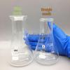 Heat-Resistant Thick Glass Triangular Flask with Silicone Stopper