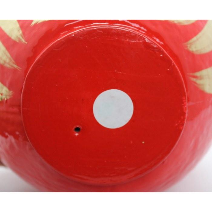Takasaki Daruma Lucky Daruma #8 Red "Family Safety Wish Fulfillment" 25x21x26cm DARUMA-FUKU8 8" 25x21x26cm