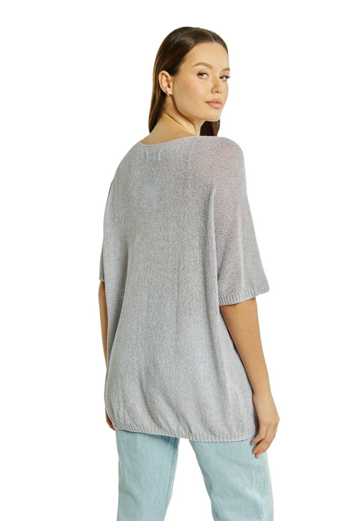 Women' Summer Blouse Estera, One Size, Kamea, Multi White