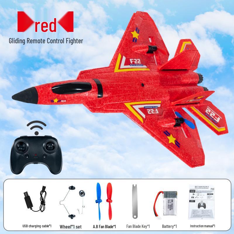 F22 Remote Control Air-Land-Sea Fighter Jet Toy: Children's Foam Airplane