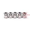 5Pairs Bike Crankset Bolts Crank Bolts Mountain Road Bicyle Steel Chainring Screws Chainwheel Screws Nut Bike Accessories