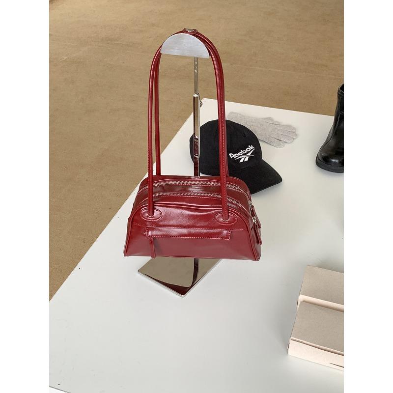 New Fashion Shoulder Bag Women's Bag Versatile Texture Double Armpit Bag Women's Niche Design Commuter Bag
