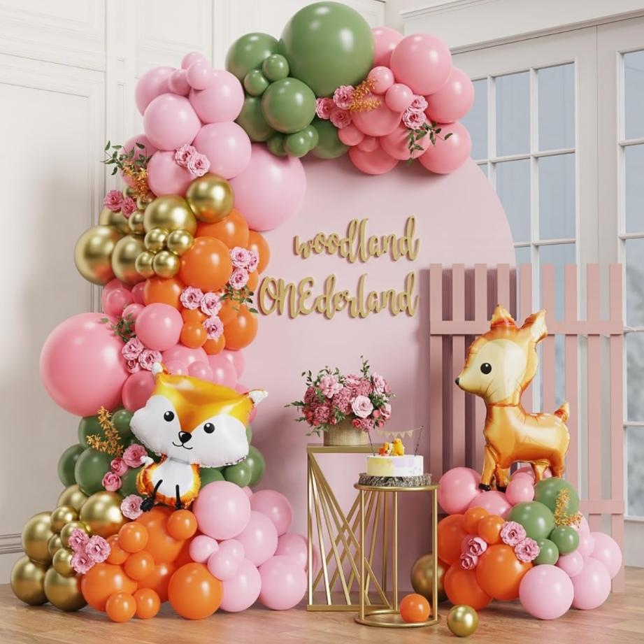 Bruiloft Verjaardag Babyborrel Geslachtsonthulling Decoraties Stofblauw Wit Ballonnenboog Slingerset