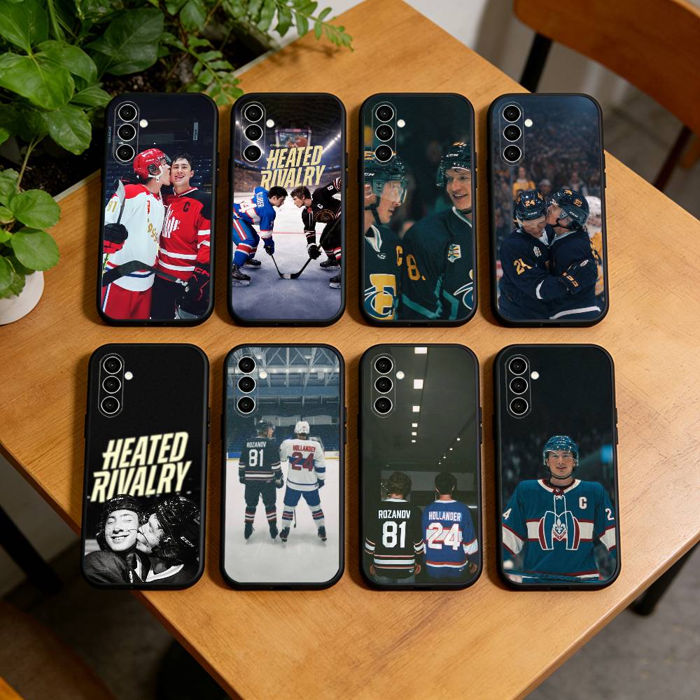 H-Heated R-rivalry S-still Phone Case For Samsung Galaxy A73,A72,A71,A70,A53,A52,A51,Soft Silicone Black Cover