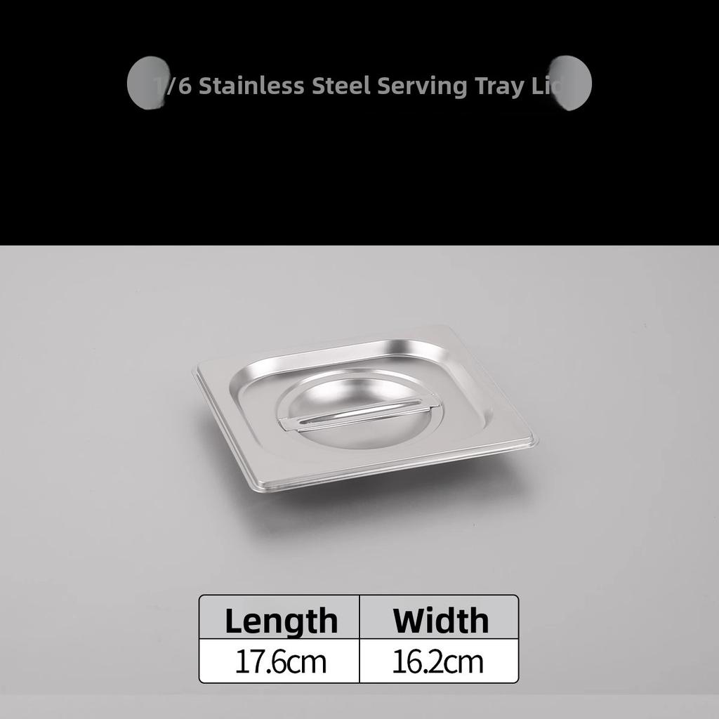 Stainless Steel Rectangular Covered Small Seasoning Box Food Container Thermal Restaurant Kitchen Cooking Utensils Dish Pot