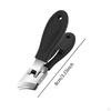 Curved Nail Clippers Fingernail Cutter Pedicure Tool Anti Splashing Wide Opening Trimming