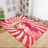 1Pc Strawberry Shortcake Dreamscape Carpet Rug Customizable Soft Washable Antislip Home Living Room Sofa Mats Personalized Rug 0917253