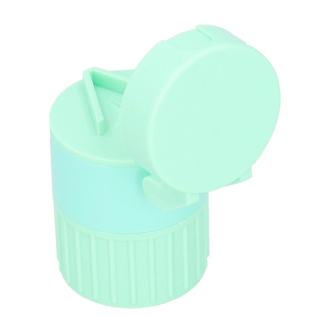 3pcs MultiFunctional Crusher Cutter Tablet Splitter Grinder Storage Box Accessory(Green )
