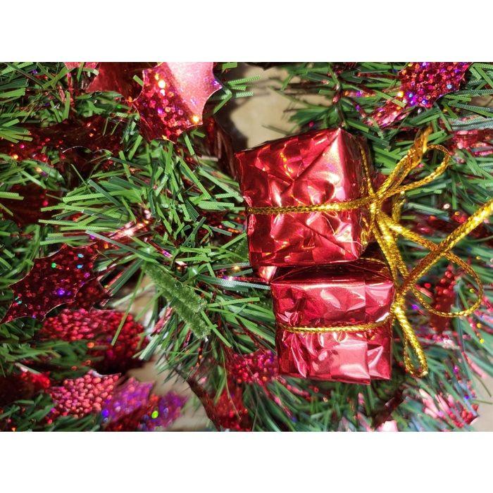 Guirlande de Noel houx et cadeaux