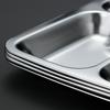 Xi'er XE6032613 304 Stainless Steel 6-Compartment Lunch Tray